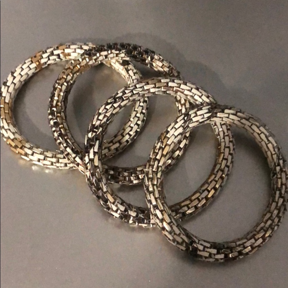 Snake print bracelets